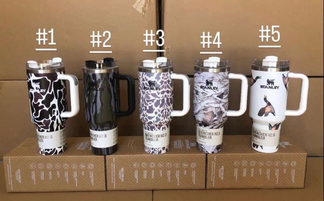 Modern Camo Southern Tumblers Stainless Steel Quencher Tumblers 40oz H2.0