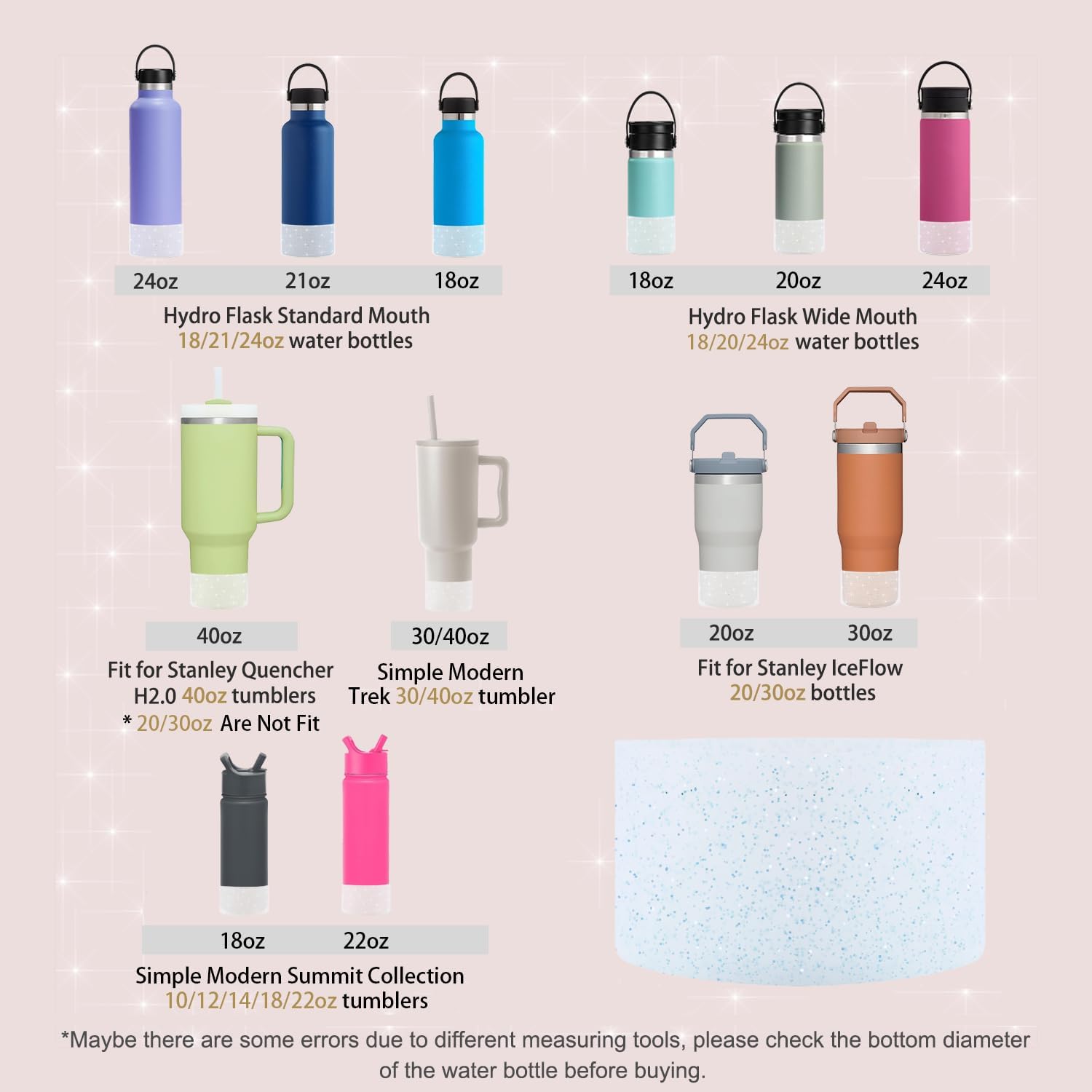 Glitter Silicone Boot