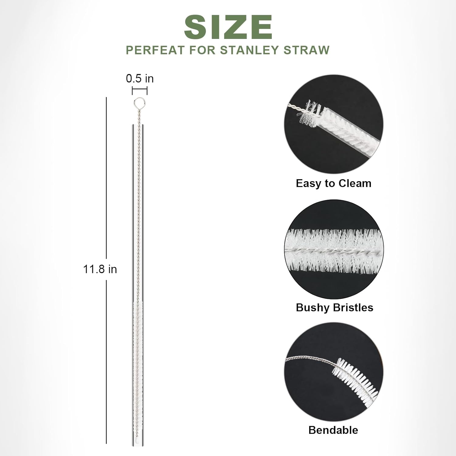 Straw Cleaner Brush for Stanley