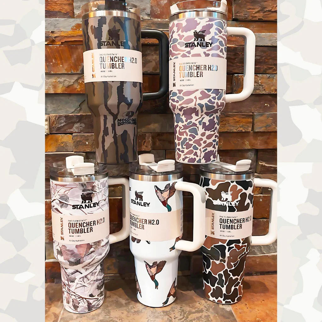 Modern Camo Southern Tumblers Stainless Steel Quencher Tumblers 40oz H2.0
