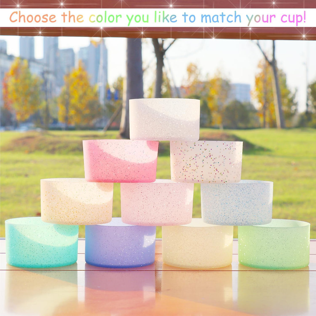 Glitter Silicone Boot