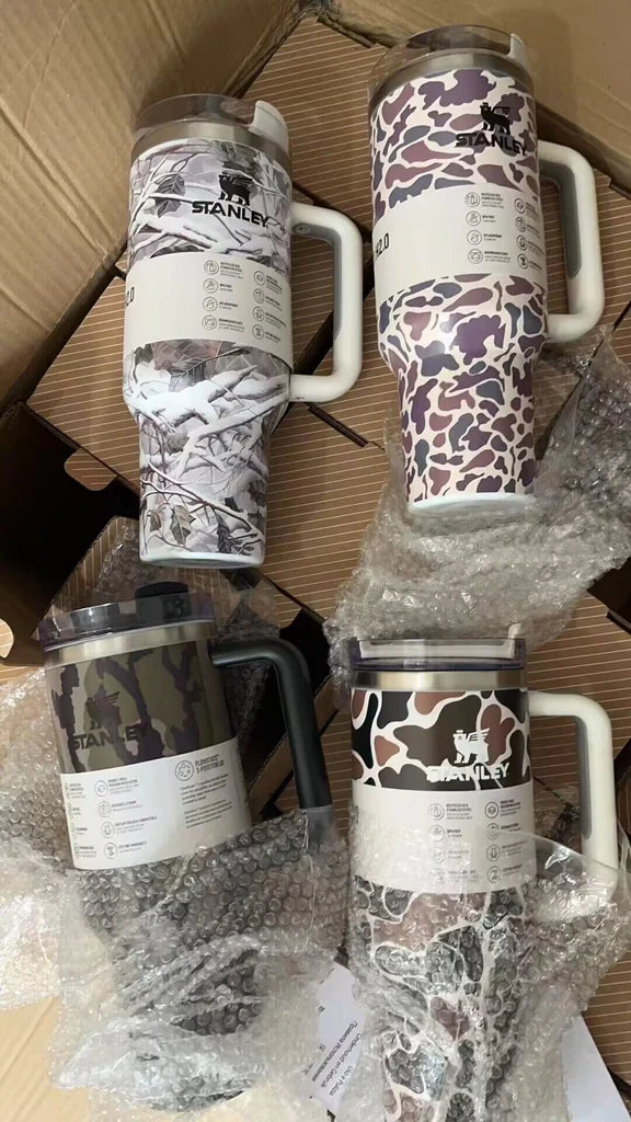 Modern Camo Southern Tumblers Stainless Steel Quencher Tumblers 40oz H2.0