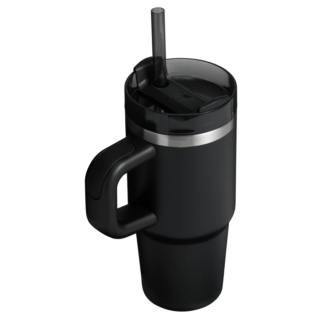 The Quencher H2.O FlowState™ Tumbler with Handle | 16 oz black