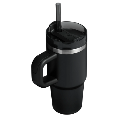 The Quencher H2.O FlowState™ Tumbler with Handle | 16 oz black