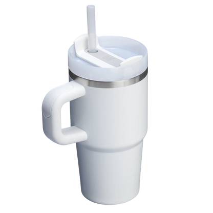 The Quencher H2.O FlowState™ Tumbler with Handle | 16 oz white